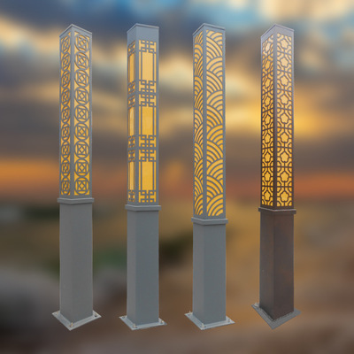厂家现货方灯景观灯户外LED灯公园园林广场街道路灯方形造型灯柱