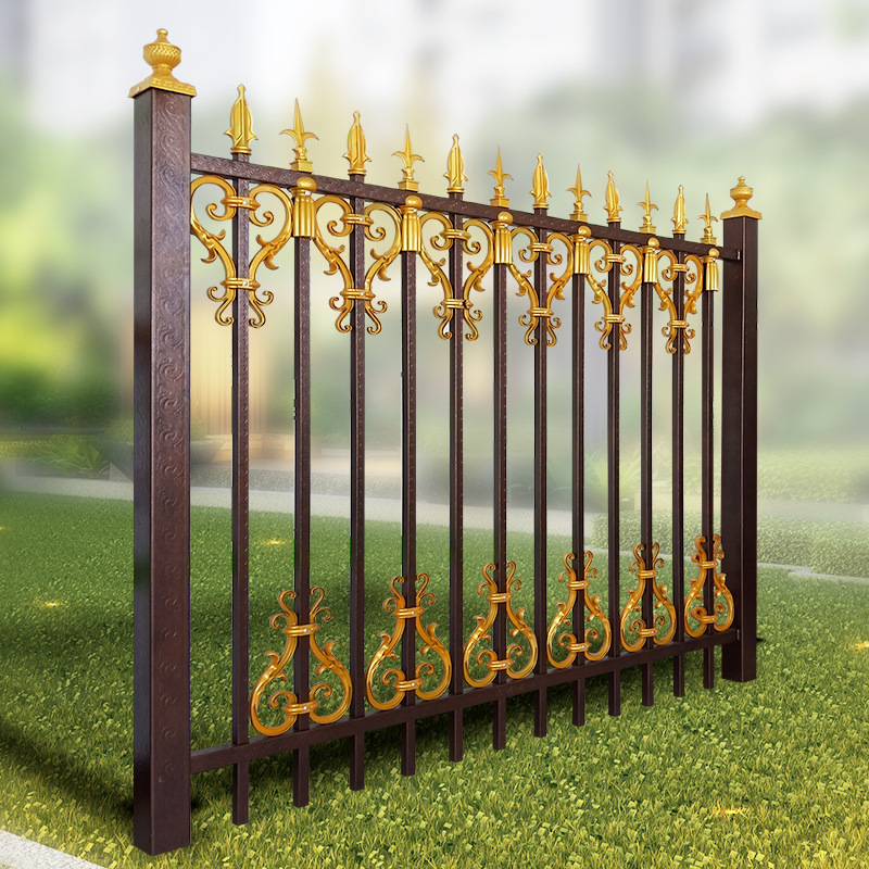 小区别墅栏杆铁艺护栏 庭院防护安全隔离栏 围墙锌钢护栏