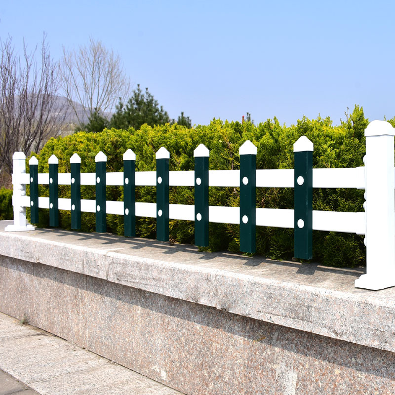 草坪护栏 公园小区学校塑钢栅栏 园林园艺绿化带围栏 pvc护栏