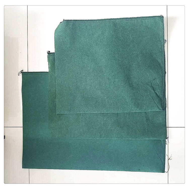 厂地货源 泰昌信PE绿色土工布袋 边坡防护矿山修复多规格生态袋