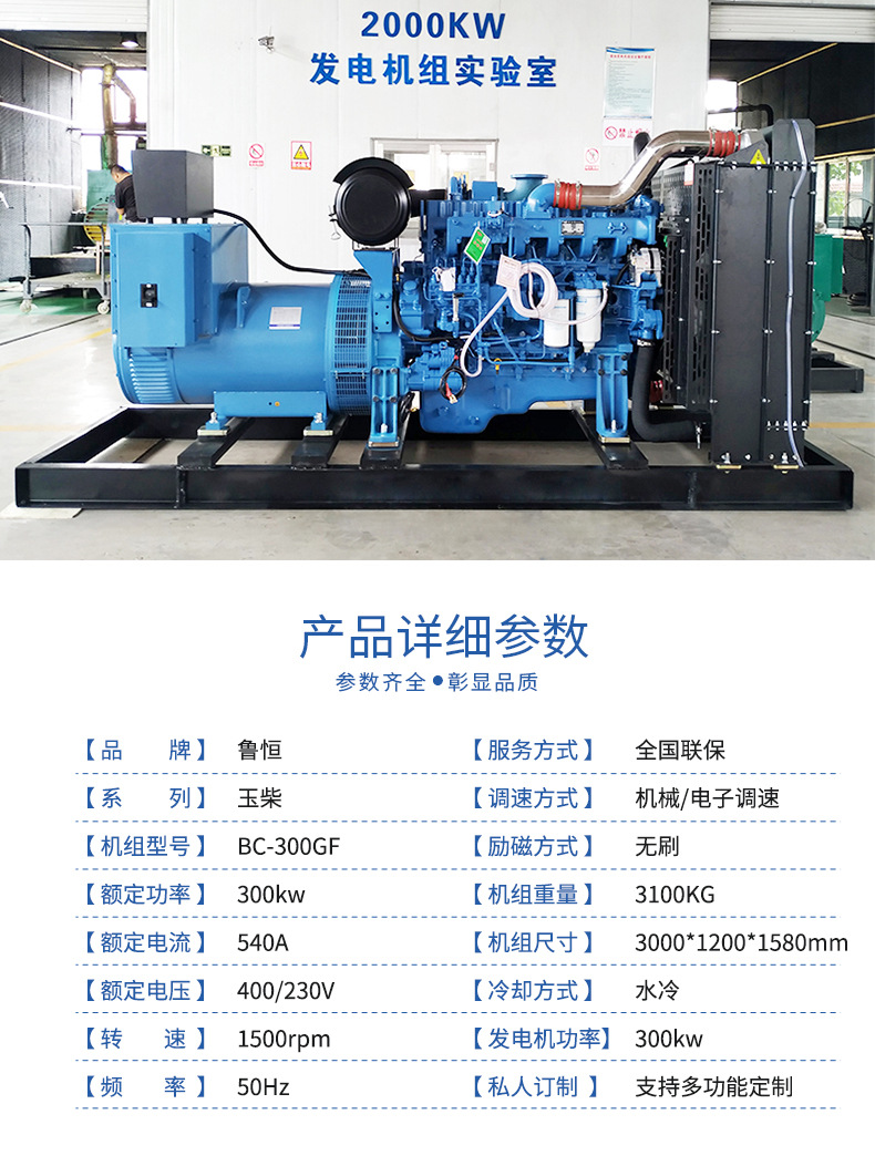 玉柴300kw-参数L