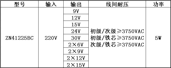 小型电源变压器