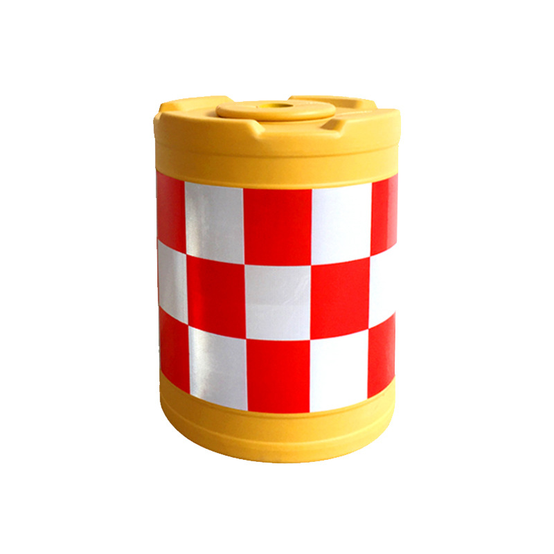 市政施工专用防撞墩 塑料反光警示隔离桶