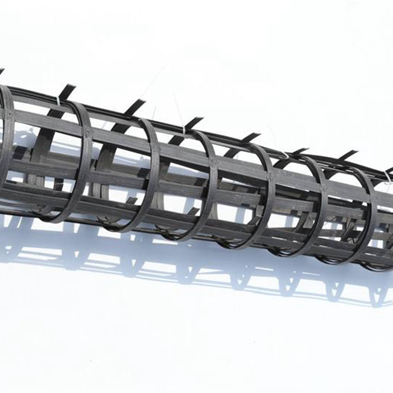 厂家出售双向复合钢塑格栅 可定制地基加固挡墙钢塑土工格栅