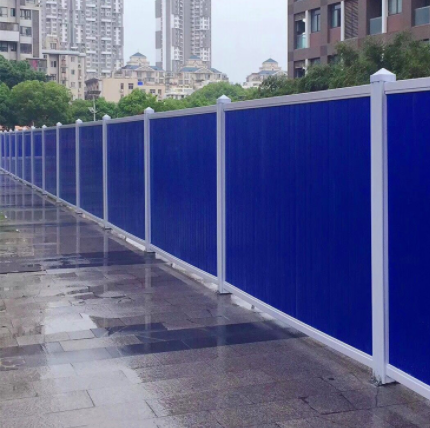厂家批发 PVC塑钢围挡 建筑工地防护围墙 公路施工隔离围挡