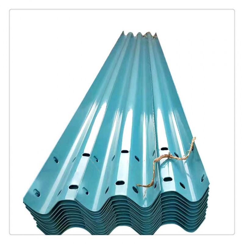 厂家直供高速两波波形护栏板Q235波形护栏热镀锌喷塑质量保障