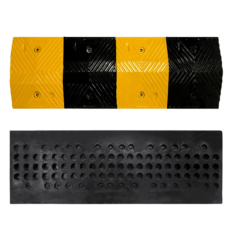 减速带交通设施橡胶减速带橡胶道路限速带缓冲带橡胶公路减速板