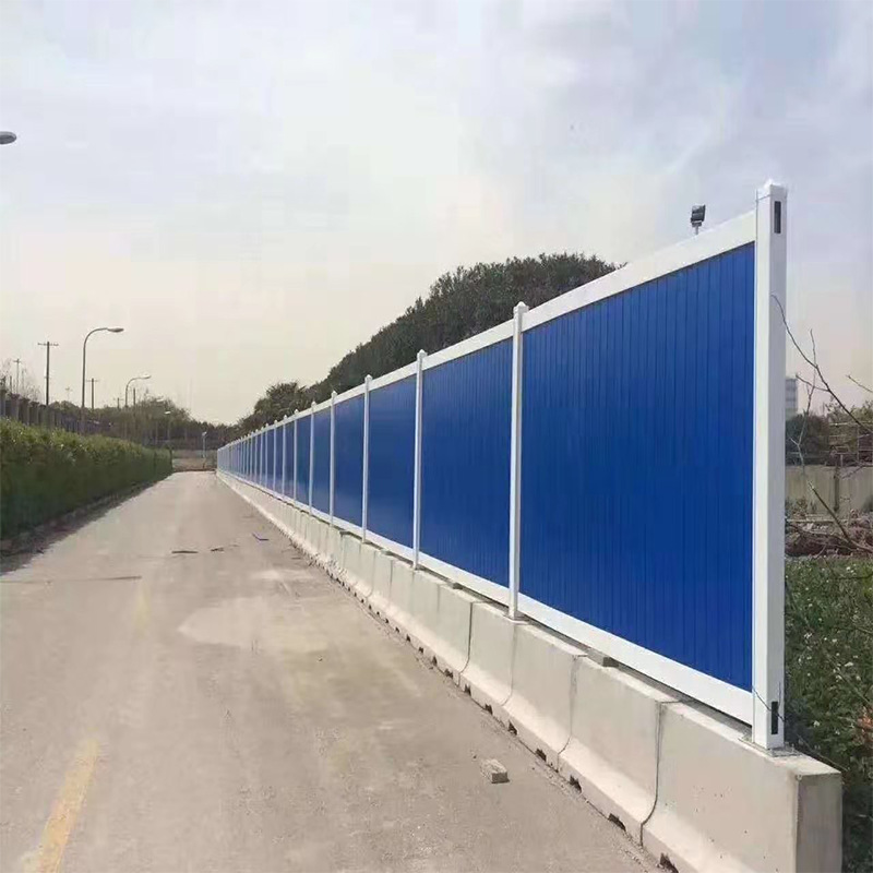 杭州PVC围挡厂家自销 道路施工围墙 市政工程安全临时围栏 测量
