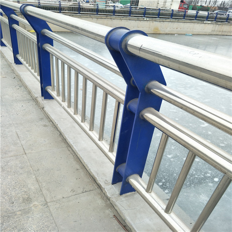 厂家生产 304不锈钢复合管桥梁栏杆 加工定制 河道防护桥梁护栏