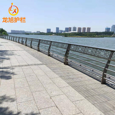 不锈钢河道护栏桥梁不锈钢护栏景观护栏厂家加工定制各种护栏