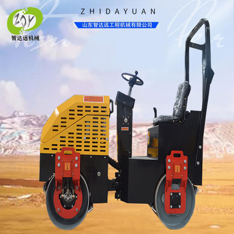 厂家供应2吨全液压压路机 双钢轮柴油汽油震动振动小型双驱双振
