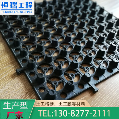 定 制HDPE凹凸塑料蓄排水板 车库屋顶绿化地下室隧道用塑料排水板