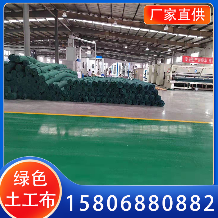 土工布生产厂家保湿土工布 防尘绿色土工布200克300克国标土工布
