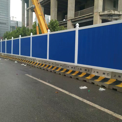 PVC围挡施工隔离围挡工地围墙PVC施工围墙隔离墙上海地铁施工围挡