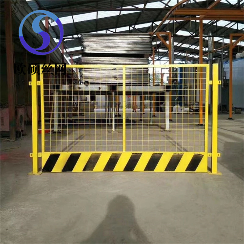 建筑施工防坠落楼边基坑护栏施工临时防护栏工地警示围栏