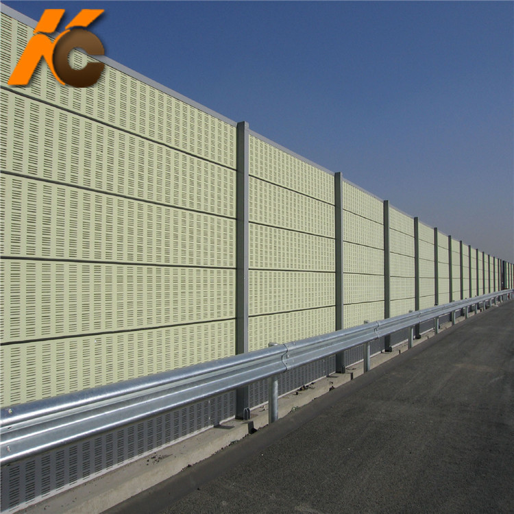 现货供应道路隔音声屏障 高速公路隔音板 批发铁路桥梁声屏障