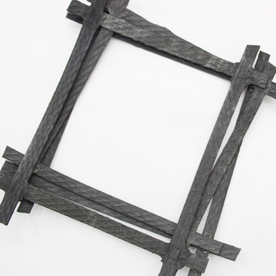 厂家现货高强聚酯经编涤纶土工格栅铁路地基加固双向经编土工格栅