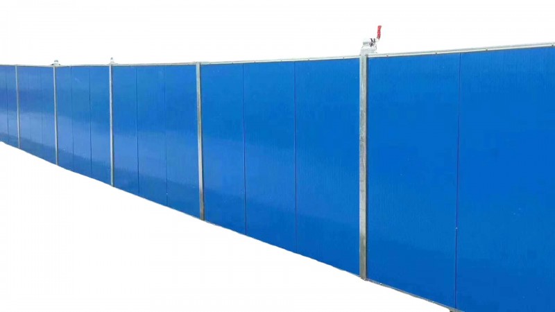 彩钢泡沫夹芯板围挡 市政施工围蔽临时围挡 彩钢夹心围挡铁皮围挡