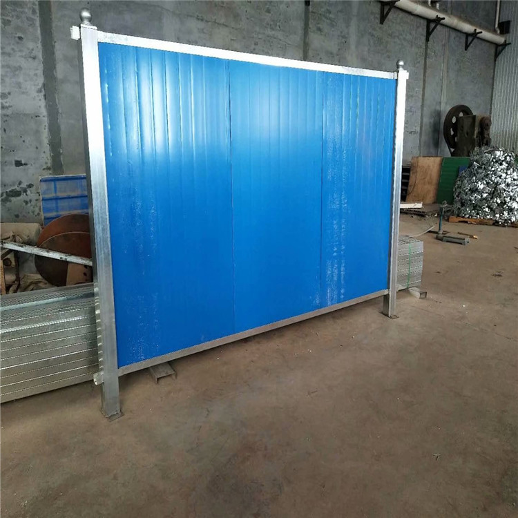 小草pvc围挡 施工挡板围挡 临时隔离围墙 彩钢市政围栏 工地护栏