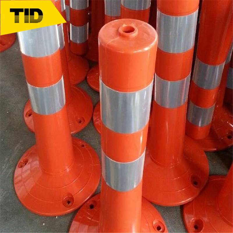 市料警示柱反光贴膜 隔离桩PVC防撞柱反光膜 新型镀铝警示柱贴膜