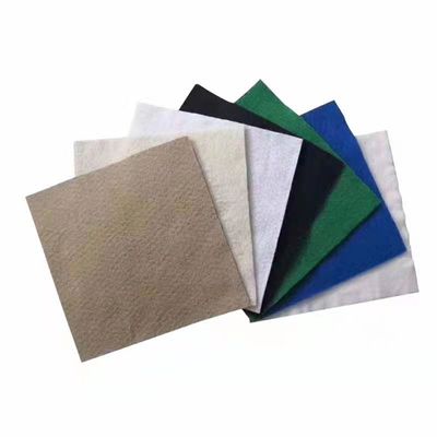 源头厂家白色土工布护坡 公路养护聚酯涤纶短纤针刺非织造 土工布