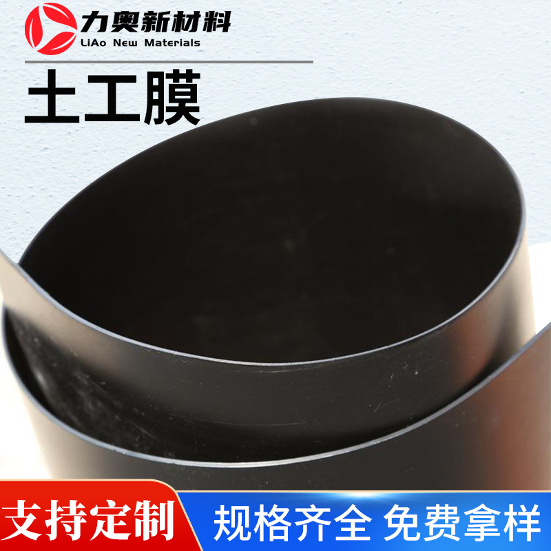 山东力奥批发聚乙烯复合土工膜鱼池养殖防渗蓄水池沼气池用土工膜