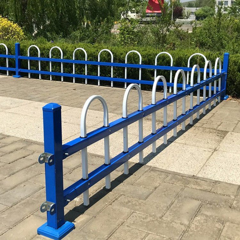 锌钢草坪护栏 u型焊接折弯园林绿化树池花池花园栅栏围栏厂家批发