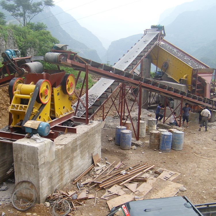 卓航矿机 石灰石生产线 30吨砂石料生产线 石料线选型