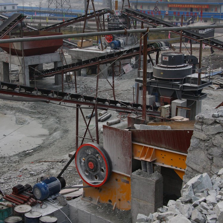 河南破碎机 河卵石砂石生产线 50吨砂石料生产线 石料厂设备