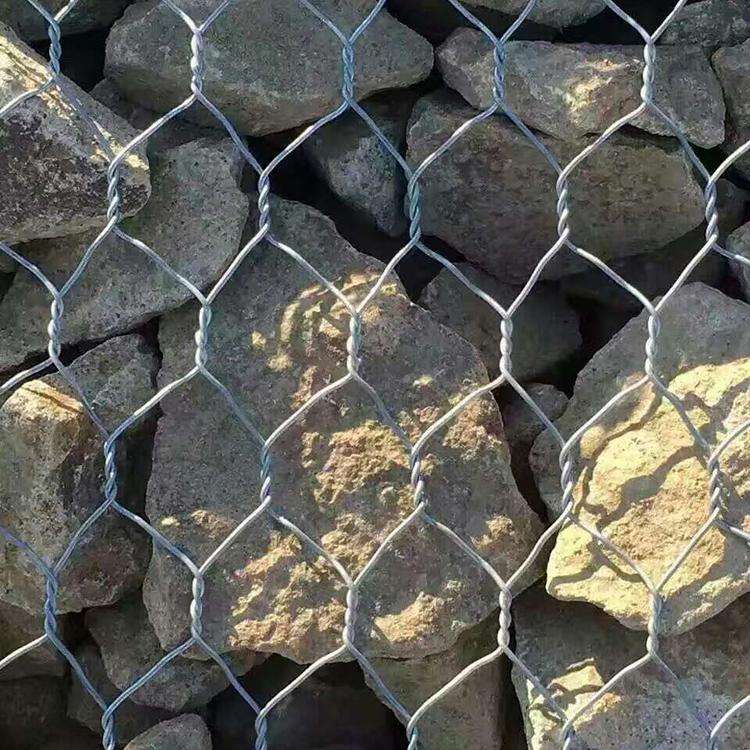 丰昊丝网格宾网 加筋石笼网挡土墙 水利石笼网销售