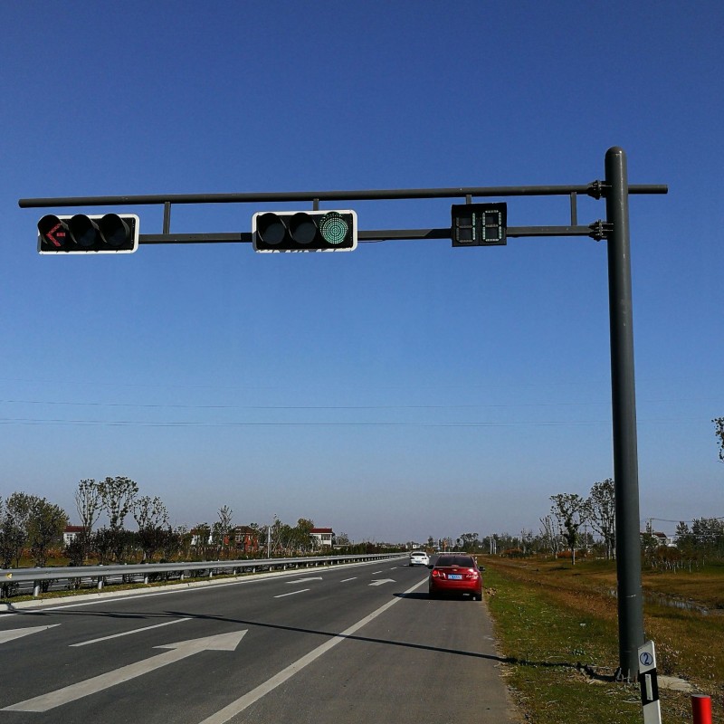 计时led交通信号灯 路口红黄绿一体化交通信号灯 车道箭头指示灯