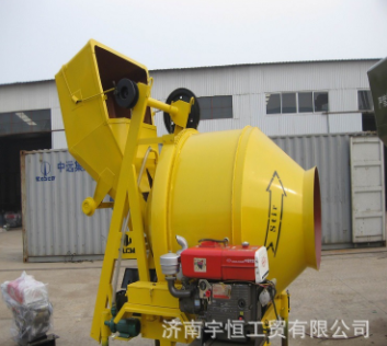 山东柴油动力搅拌机厂家批发翻转出料 济南建筑机械 移动式搅拌机