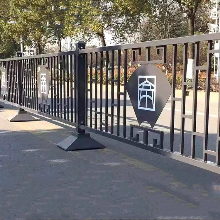 马路中央隔离护栏人行道安全围栏城市交通道路防护栏