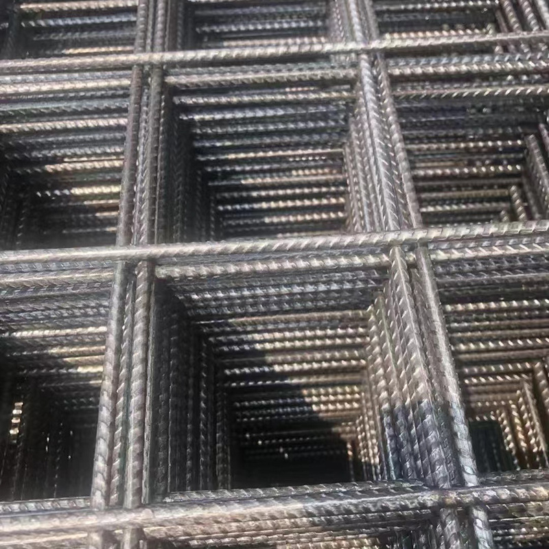 钢筋网片 厂家建筑网片镀锌钢丝网地热网片现货螺纹电焊钢筋网片