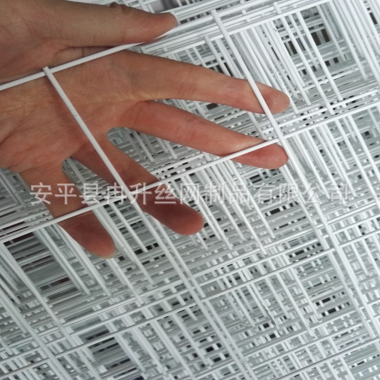 工厂批发零卖2.8毫米超市货架白色黑色挂网 方格子网