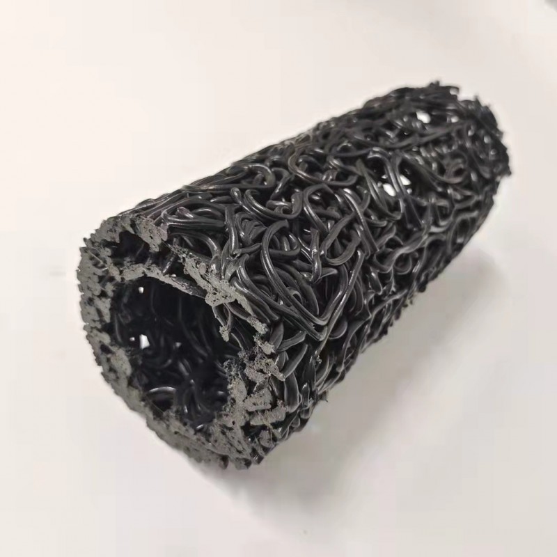 厂家定制圆形乱丝盲沟隧道路基排污管城市暗沟渗排水塑料管