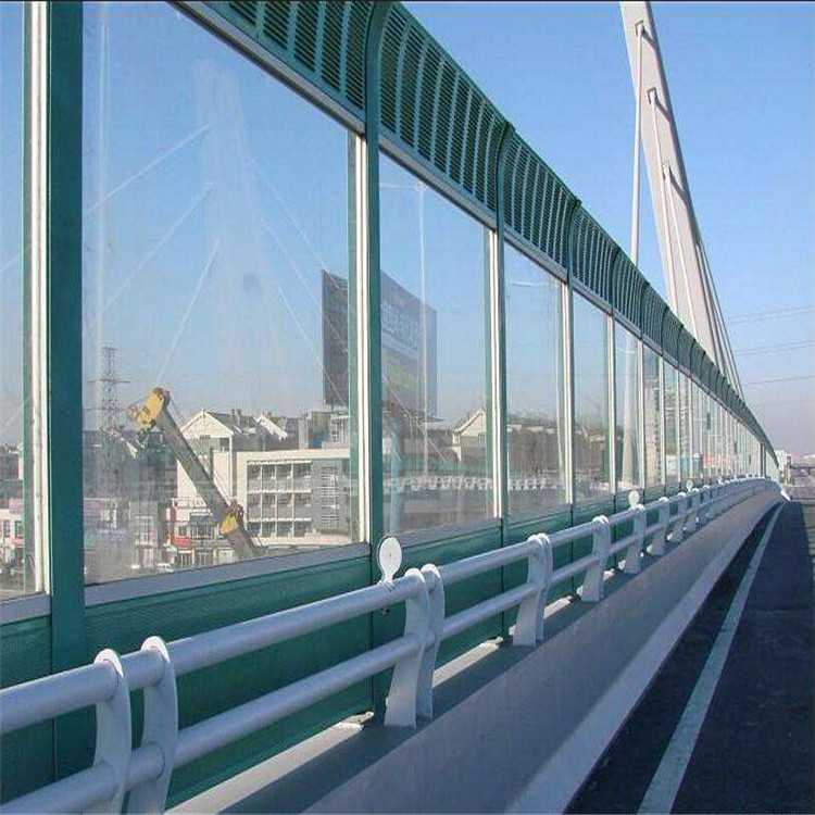 百叶孔声屏障小区高架桥降噪音高速声屏障订制隔音墙铝板声屏障
