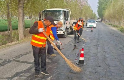 汶上县：农村公路养护正当时