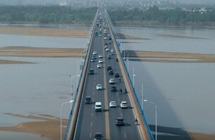 提醒！郑州黄河公路大桥（老黄河桥）桥面施工
