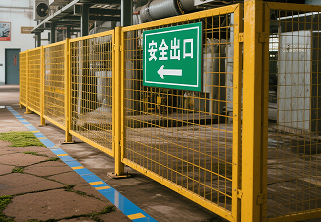 犇顶围栏全网片车间隔离网|柔性厂区分区通透防护产品全解