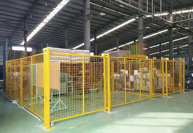 犇顶围栏全网片车间隔离网工业厂房模块化分区防护专用产品